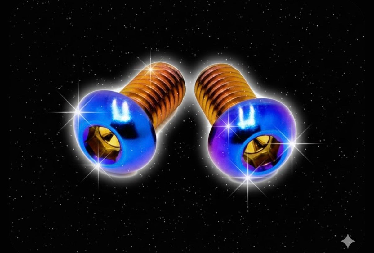 Titanium Ignition Cover Bolts for Surron (set of two) Luxury Moto