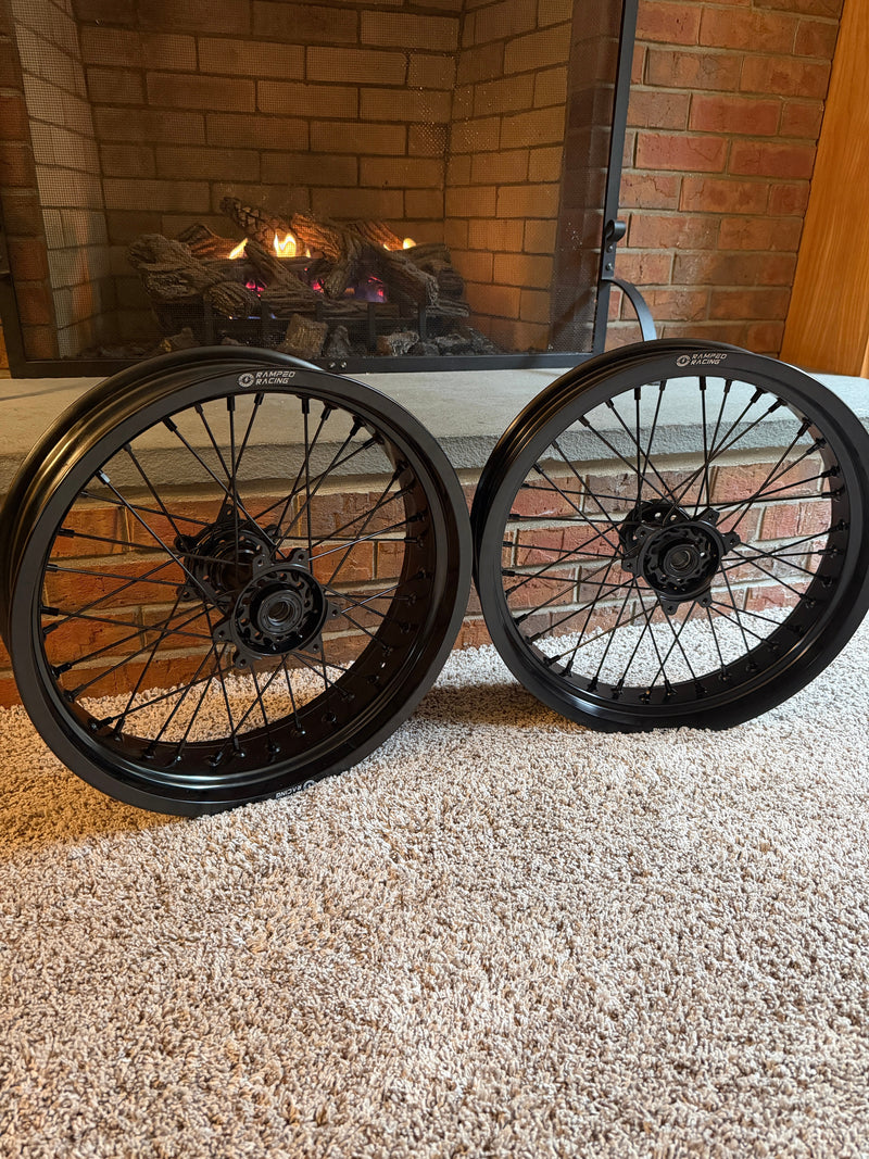 17/17 Ultrawide Supermoto Wheel Set for Surron Ultra Bee (No Tires) - Riot Racing