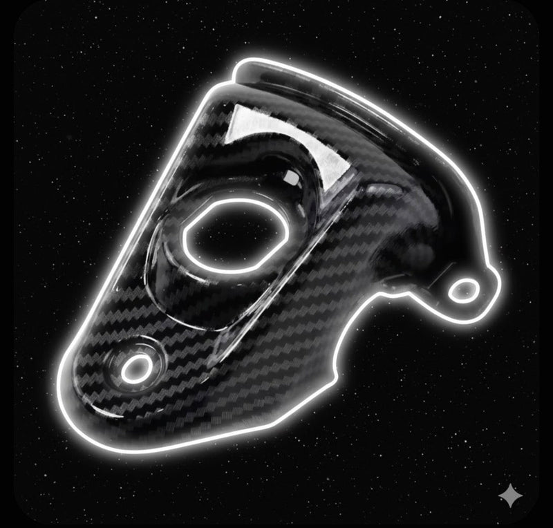 Ultra Bee Carbon Fiber Style Ignition Cover Luxury Moto