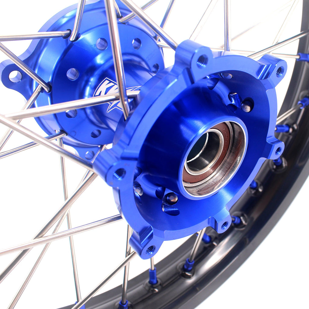 KKE 17 & 14 CNC Hub Kid's Big Wheels Rims For KTM SX85 2021-2024 Husqvarna TC85 2021-2024 KKE Racing