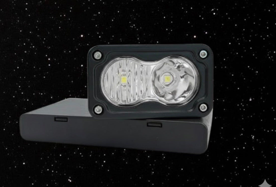 V2 Rechargable Battery powered light +Optional Switch Luxury Moto