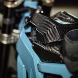 E-Ride Pro Carbon Fiber Battery Lid Lock Modded Moto Co