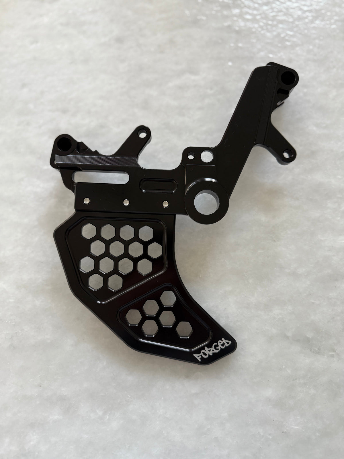 Surron Ultra Bee Foot Brake Kit with OEM Caliper – Rear Foot Brake Conversion Upgrade Forged Racing
