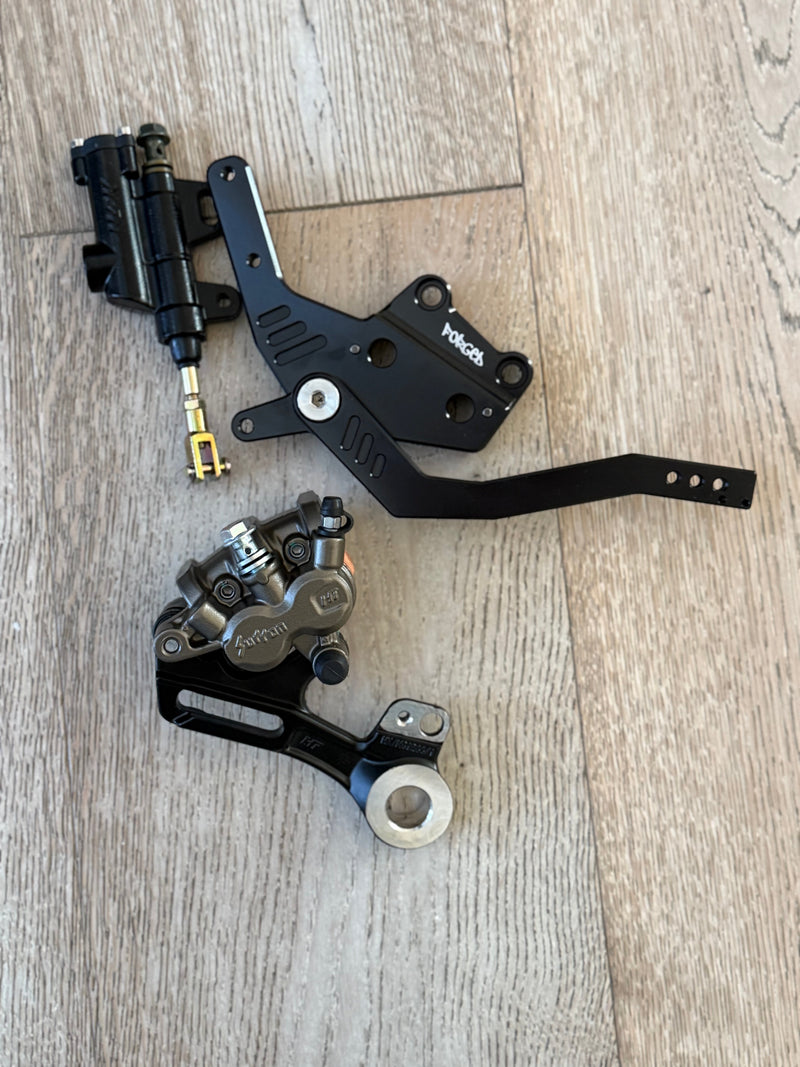 Talaria XXX Foot Brake Kit | Moto Style Rear Brake Conversion (Full Kit or Bracket Only) | Forged Racing Forged Racing