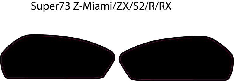 Super 73 battery decal (Comes with both sides) - Riot Racing