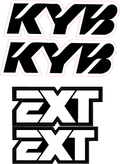 EXT/KYB stickers - Riot Racing