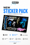Riot Racing Sticker Pack (INSTOCK) Riot Racing