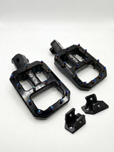 Upgraded CNC Pegs — Black , Chrome with Silver or Jet Blue Spikes Soleil Supplies