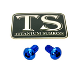 Titanium Motor Cover Bolts (Set of 2) — E-Moto Titanium Surron