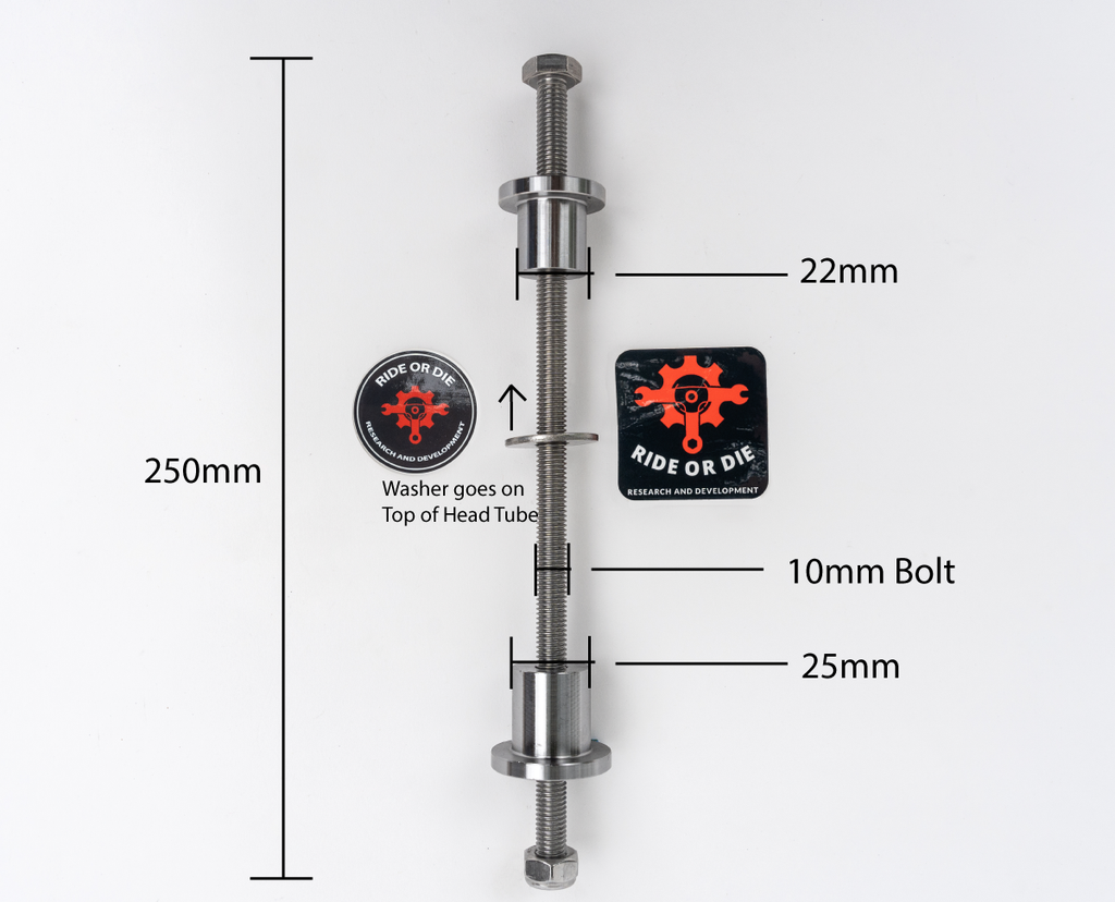 Bushing Kit 22/25mm for Razor MX500, MX650, SX500, or RSF650 Ride or Die R&D