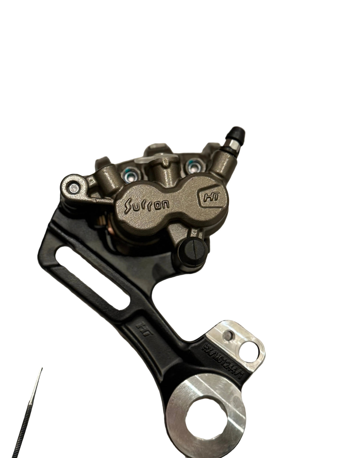 Surron Ultra Bee Foot Brake Kit with OEM Caliper – Rear Foot Brake Conversion Upgrade Forged Racing
