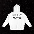 White Luxury Moto Hoodie Luxury Moto