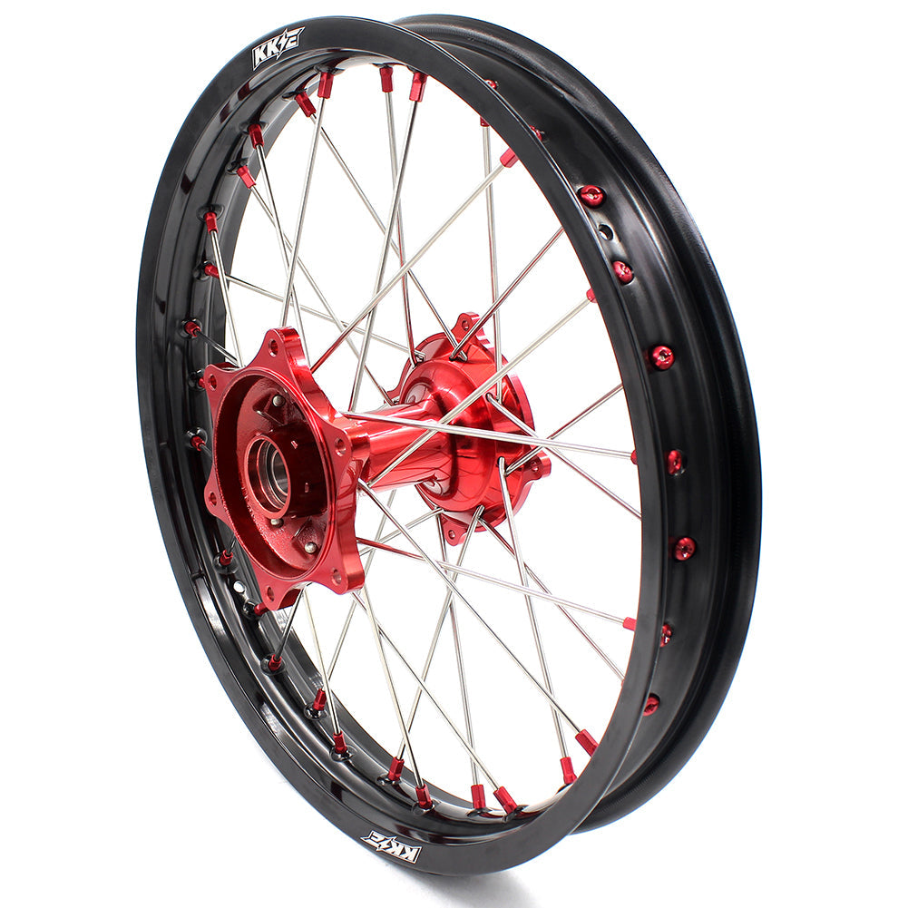 KKE 2.15*19 Casting Rear Wheel Rim fit HONDA CRF250R 04-13 CRF450R 02-12 Red Nipple KKE Racing