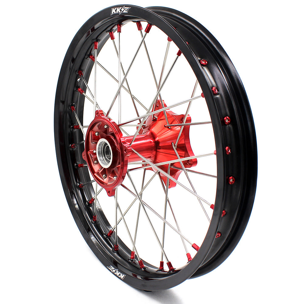 KKE 2.15*19 Casting Rear Wheel Rim fit HONDA CRF250R 04-13 CRF450R 02-12 Red Nipple KKE Racing