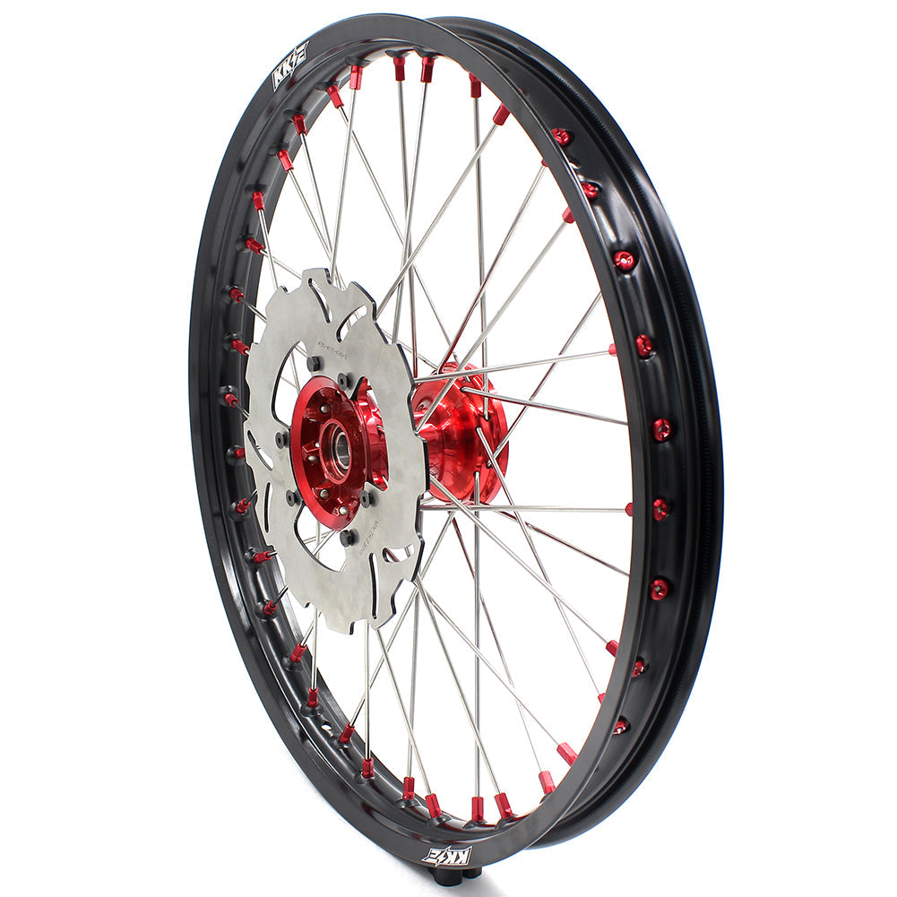 KKE 21 Inch Casting Front Wheel Rim for HONDA XR400R 1996-2004 Red Disc KKE Racing