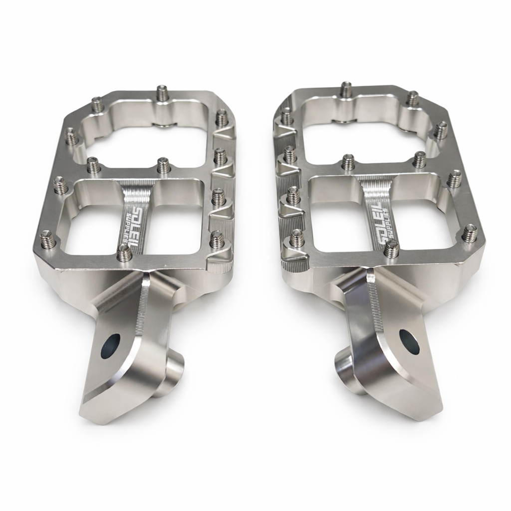 Tuttio Soleil 01 Upgraded CNC Pegs — Silver or Jet Blue Spikes | V2 & New Designs Soleil Supplies