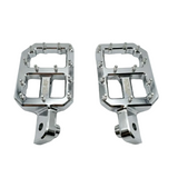 Upgraded CNC Pegs — Black , Chrome with Silver or Jet Blue Spikes Soleil Supplies
