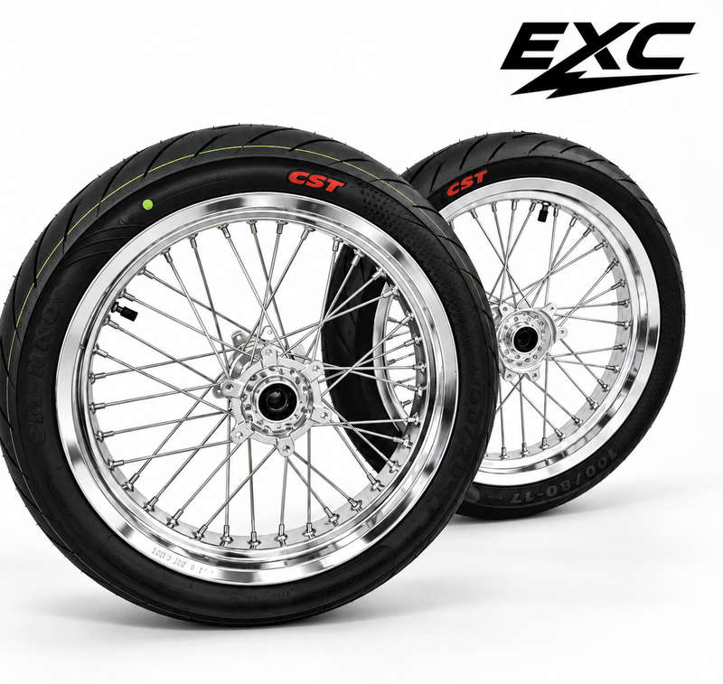 Sur-Ron Ultra Bee 17” Supermoto Wheel & Tire Kit | EXC Designs excdesigns