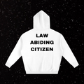 White Law Abiding Citizen Hoodie Luxury Moto
