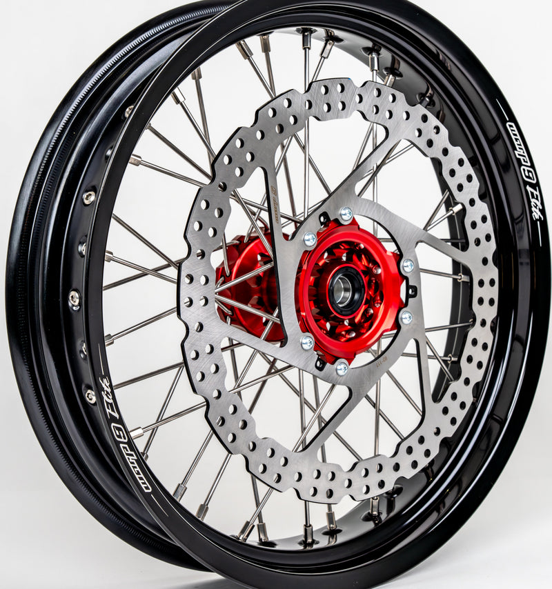 Mid-Late 2010 Honda CRF Front 17" Wheel (IN STOCK) Fitment Below Warp9Racing