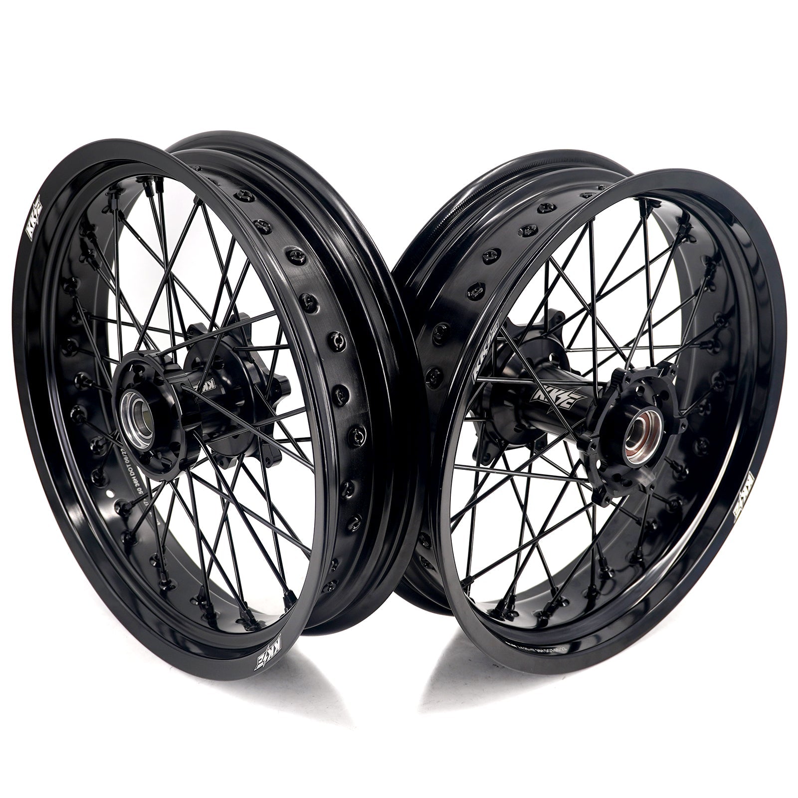 KKE 3.5*17'' & 4.25*17'' Supermoto Wheels Rims Fit STARK VARG MX EX Electric Dirt Bike All Black KKE Racing