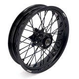 KKE 3.5*17'' & 4.25*17'' Supermoto Wheels Rims Fit STARK VARG MX EX Electric Dirt Bike All Black KKE Racing