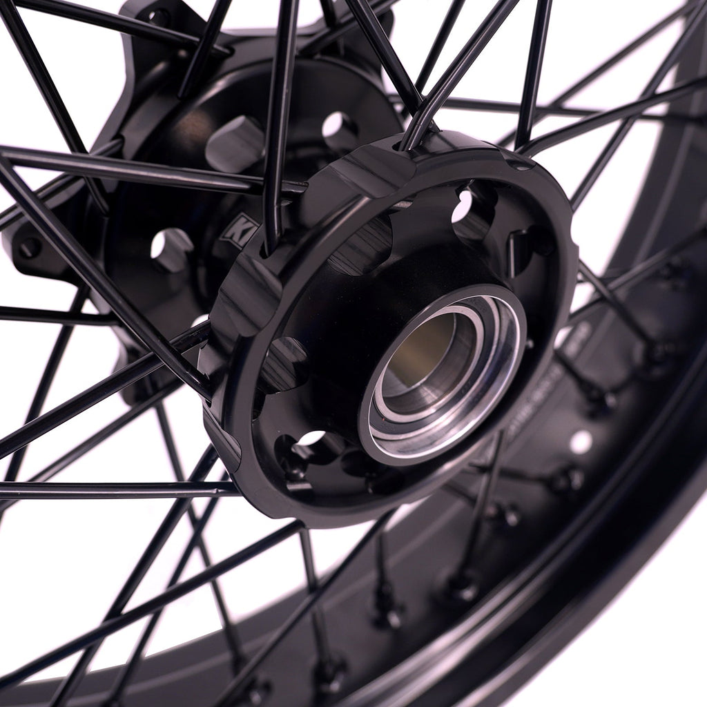 KKE 3.5*17'' & 4.25*17'' Supermoto Wheels Rims Fit STARK VARG MX EX Electric Dirt Bike All Black KKE Racing