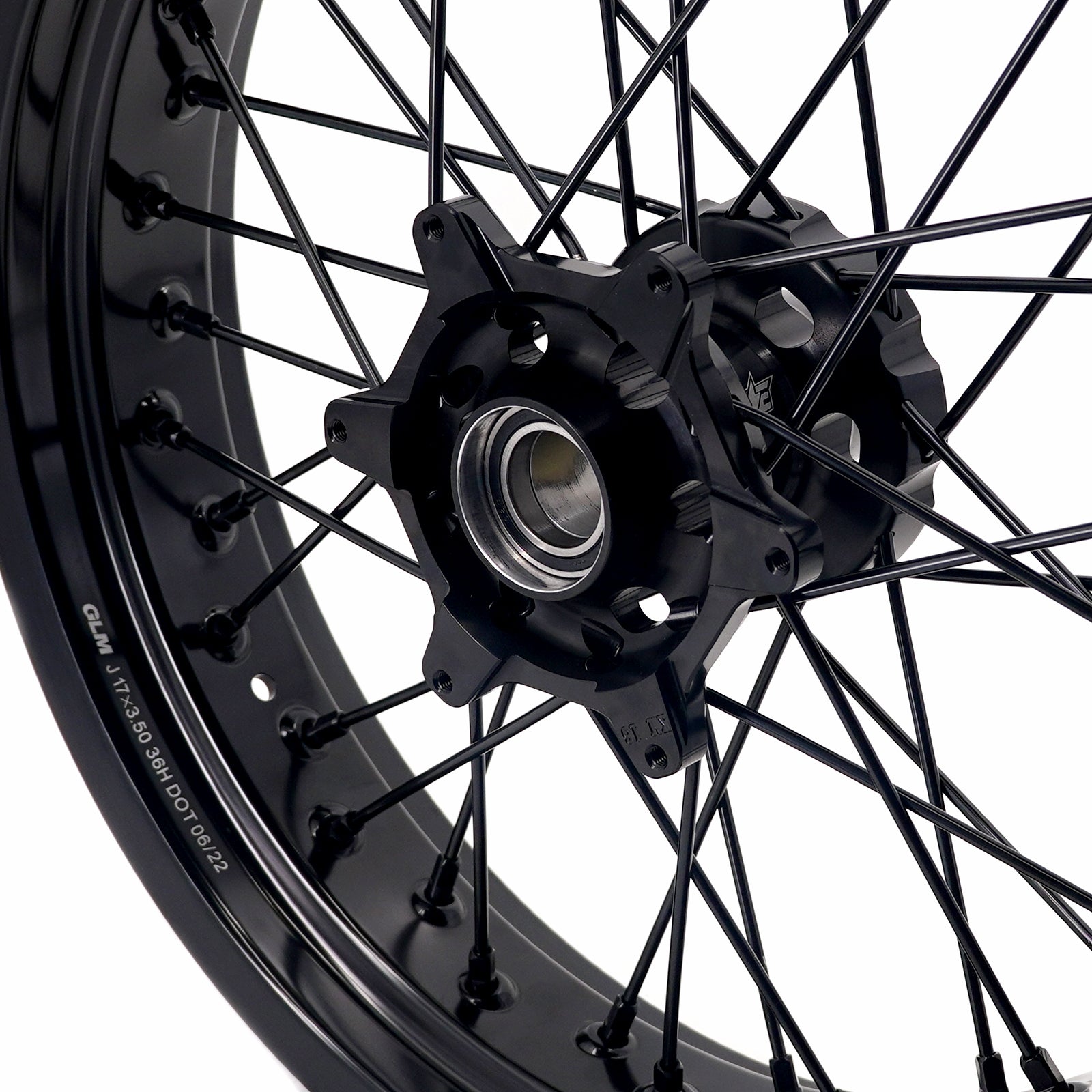 KKE 3.5*17'' & 4.25*17'' Supermoto Wheels Rims Fit STARK VARG MX EX Electric Dirt Bike All Black KKE Racing