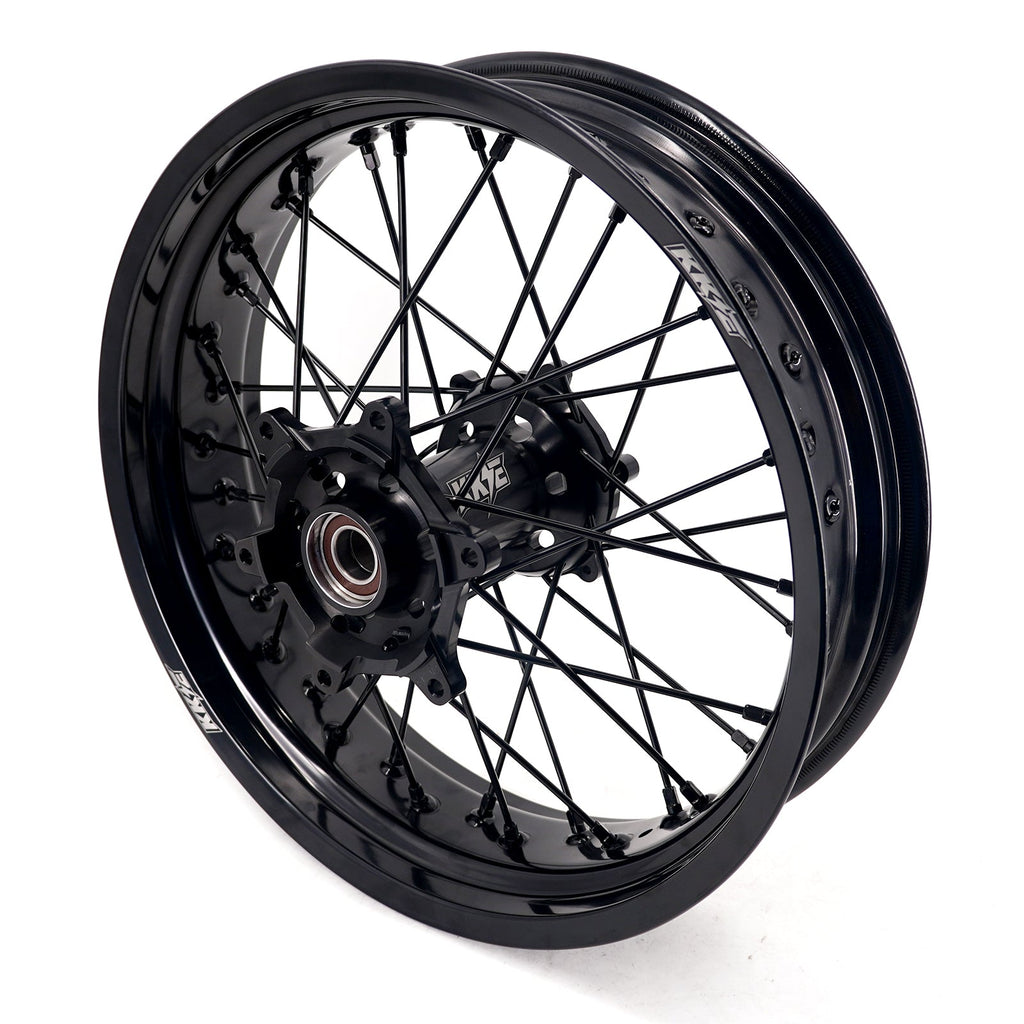 KKE 3.5*17'' & 4.25*17'' Supermoto Wheels Rims Fit STARK VARG MX EX Electric Dirt Bike All Black KKE Racing