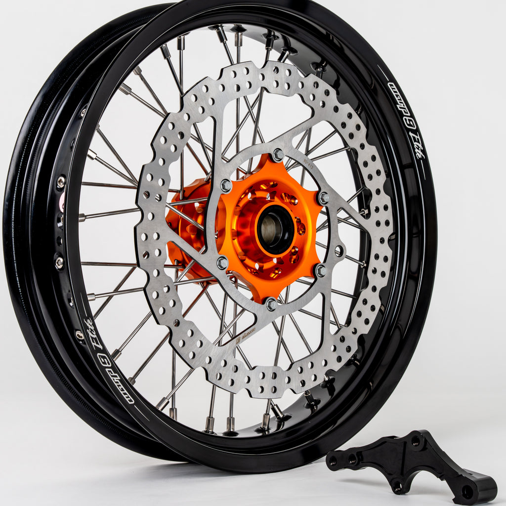 KTM/HUSQ/GAS GAS Front 17" Wheel (IN STOCK) Fitment Below Warp9Racing