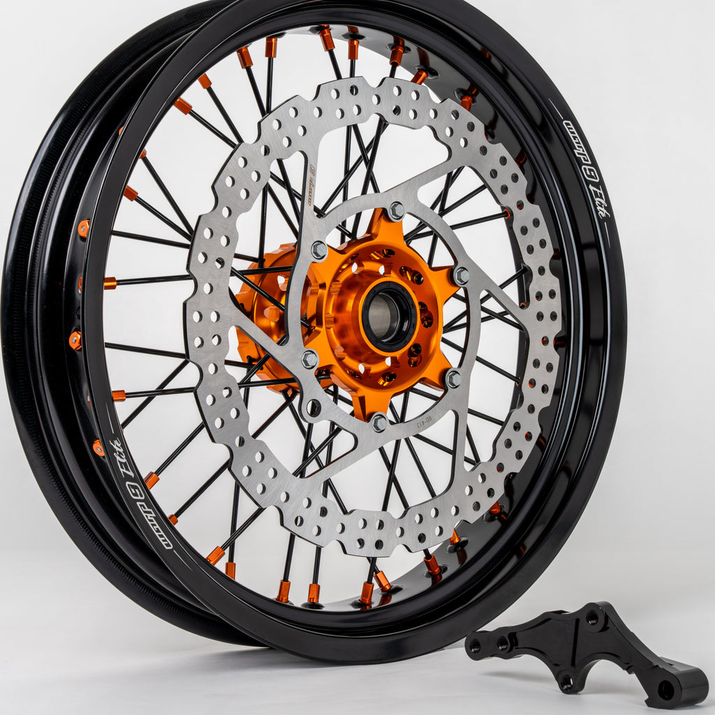 KTM/HUSQ/GAS GAS Front 17" Wheel (IN STOCK) Fitment Below Warp9Racing