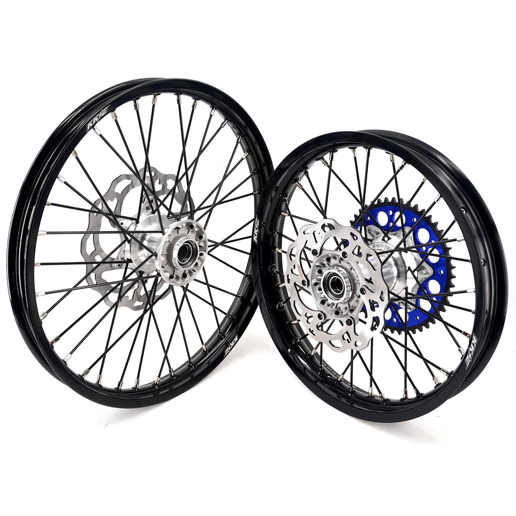 KKE 21/18 New Generation Cast Hub Billet Wheels Fit For KTM EXC XC-W XCF-W EXC-F 2003-2025 Black Spokes KKE Racing