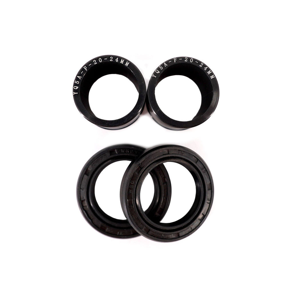 KKE Replacement Front Billet Bushing Spacers Kit Fit Surron Ultra Bee 2023-2025 Black KKE Racing