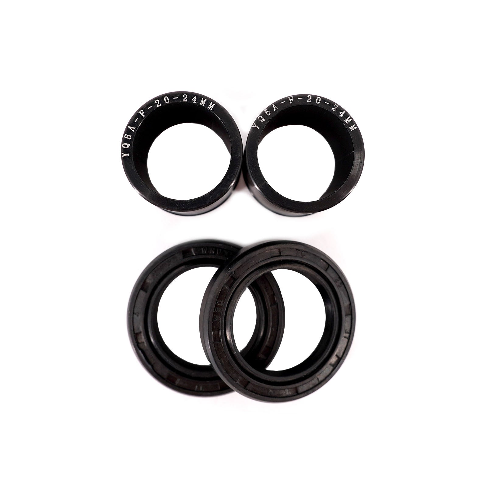 KKE Replacement Front Billet Bushing Spacers Kit Fit Surron Ultra Bee 2023-2025 Black KKE Racing