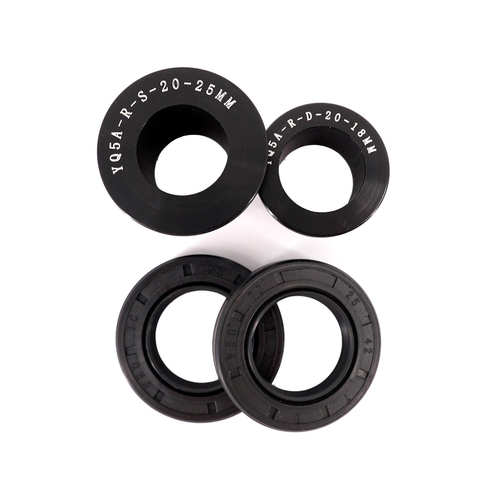 KKE Replacement Rear Billet Bushing Spacers Kit Fit Surron Ultra Bee 2023-2025 Black KKE Racing