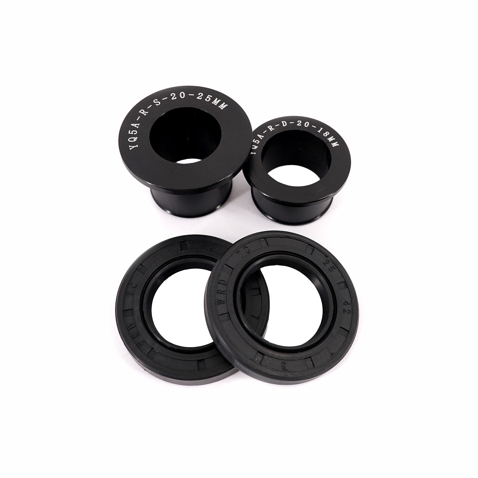 KKE Replacement Rear Billet Bushing Spacers Kit Fit Surron Ultra Bee 2023-2025 Black KKE Racing