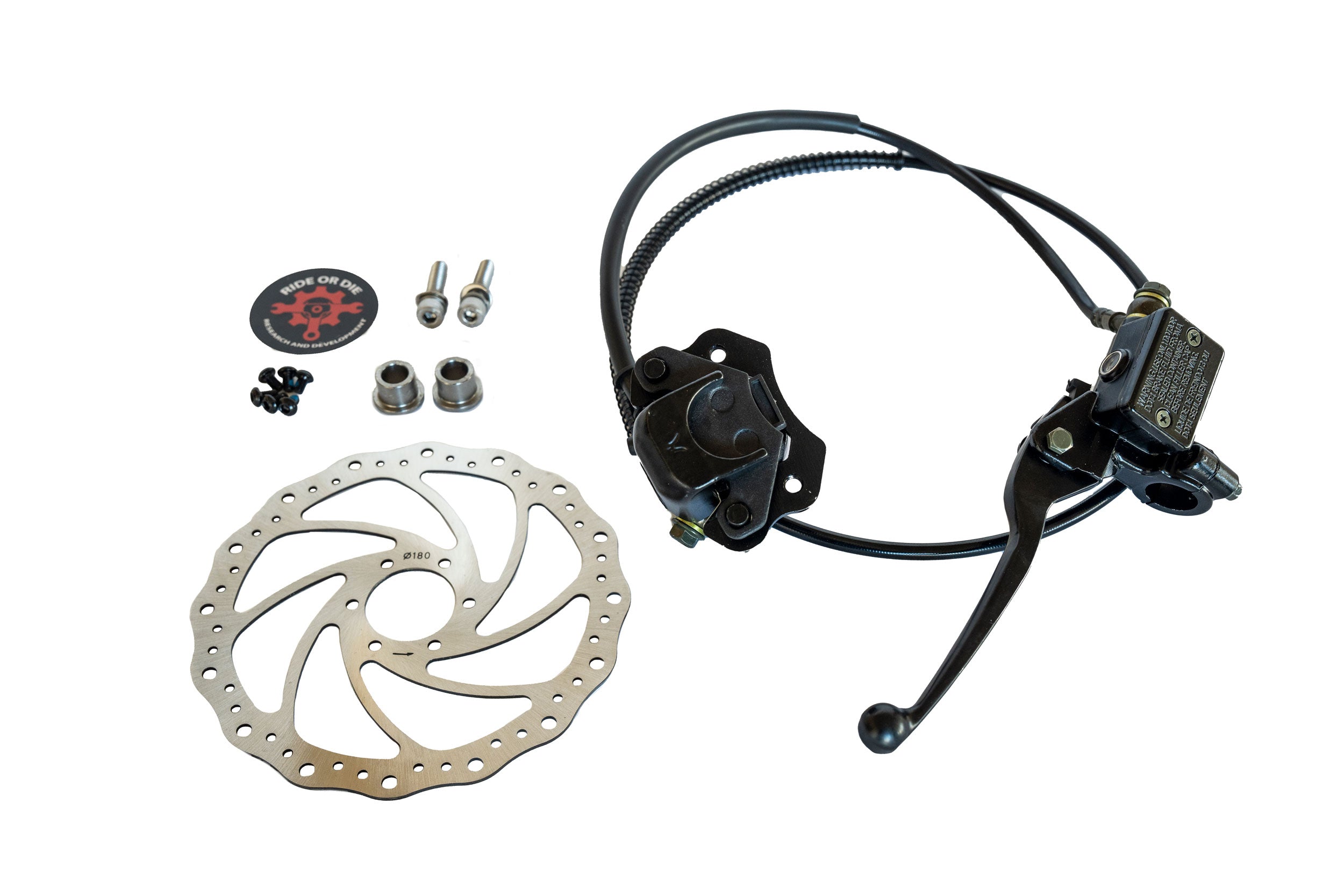 Front Hydraulic Brake Kit Ride or Die R&D