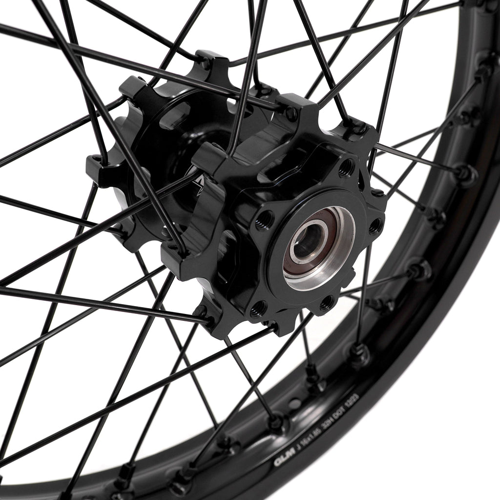 US Stock KKE 1.85*16" All-black Rear Rims Fit Talaria Sting MX3 / Talaria Sting R MX4 E-bike Wheels KKE Racing