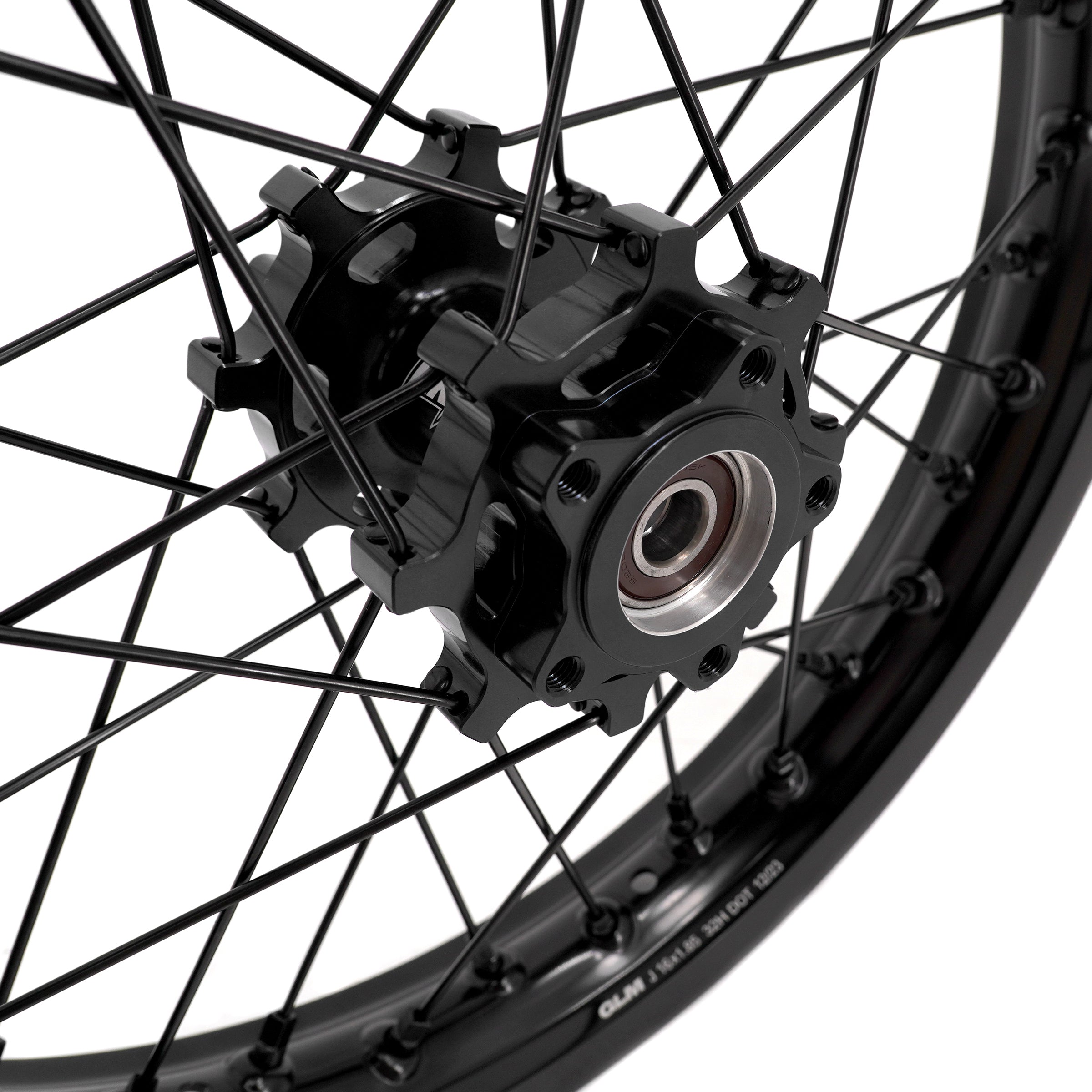 US Stock KKE 1.85*16" All-black Rear Rims Fit Talaria Sting MX3 / Talaria Sting R MX4 E-bike Wheels KKE Racing