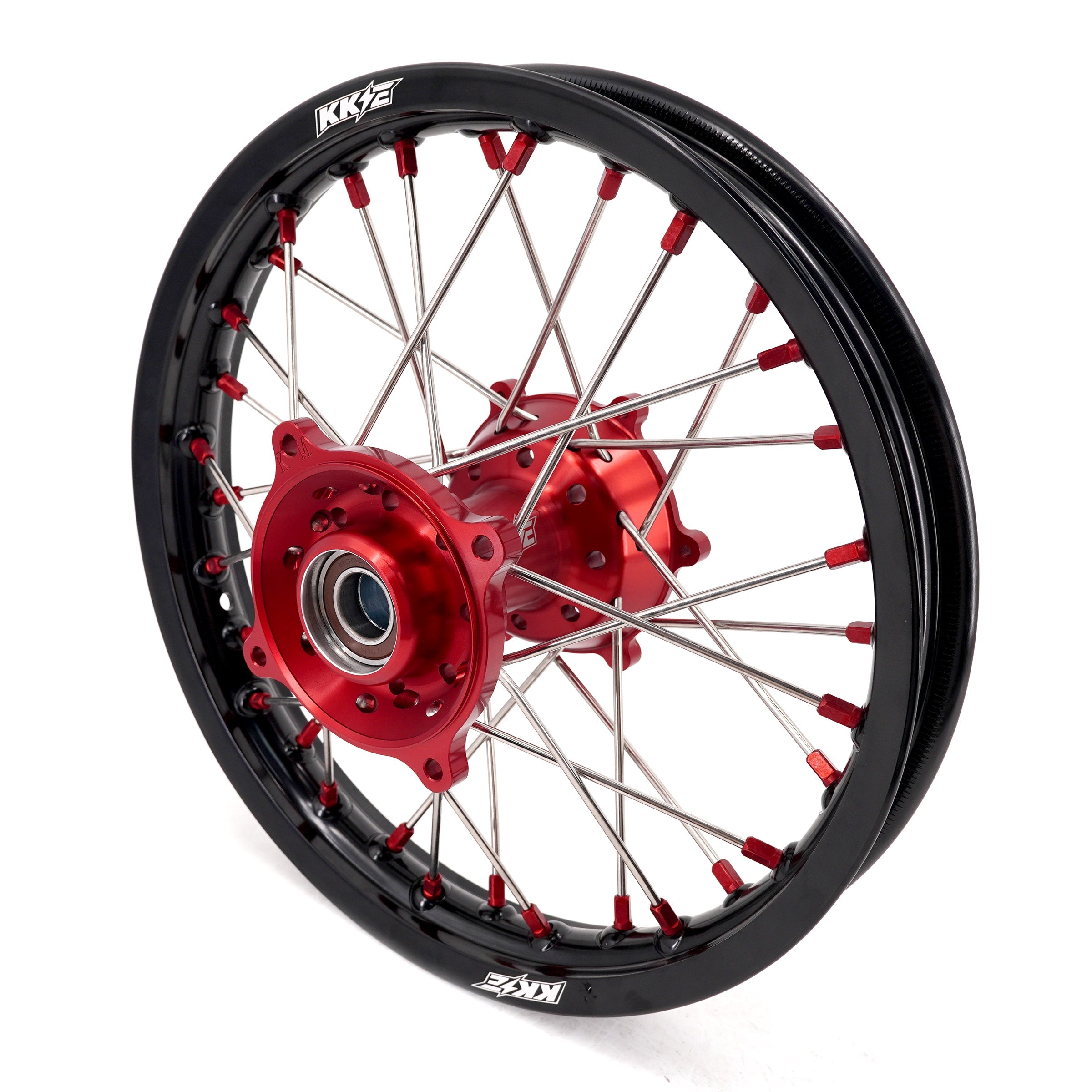 KKE 17"*1.4/14"*1.6 Small Kid's Wheels For KTM SX 85 GAS GAS MC85 2021-2024 Red Nipples KKE Racing