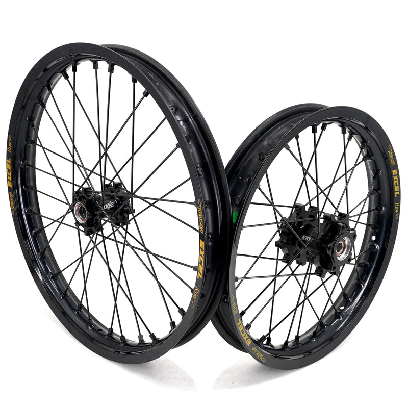 US Stock KKE 19" 16" Spoke Alloy Wheels Fit Talaria Sting MX3 / R MX4 Electric E-bike Black Takasago EXCEL Rims KKE Racing