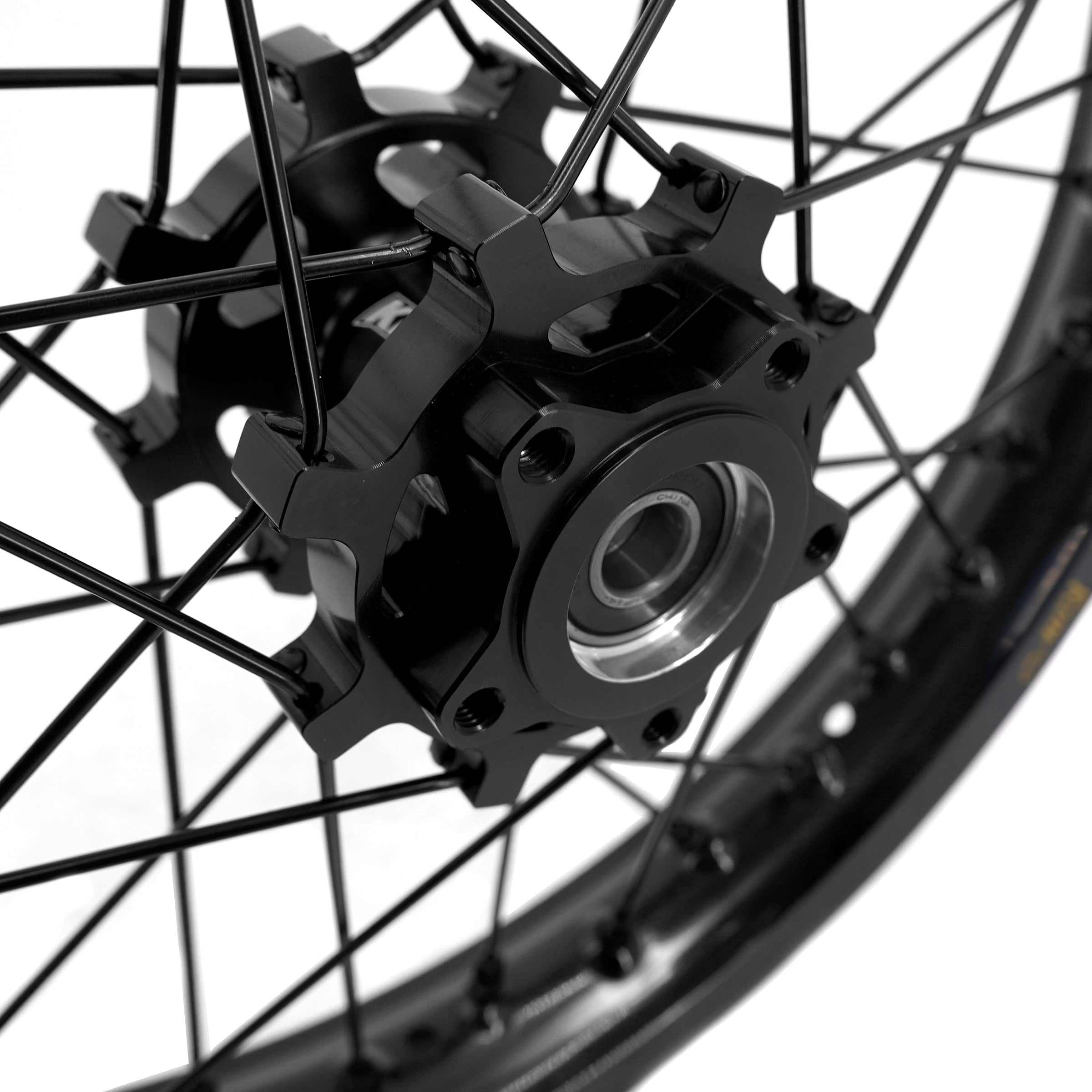 US Stock KKE 19" 16" Spoke Alloy Wheels Fit Talaria Sting MX3 / R MX4 Electric E-bike Black Takasago EXCEL Rims KKE Racing