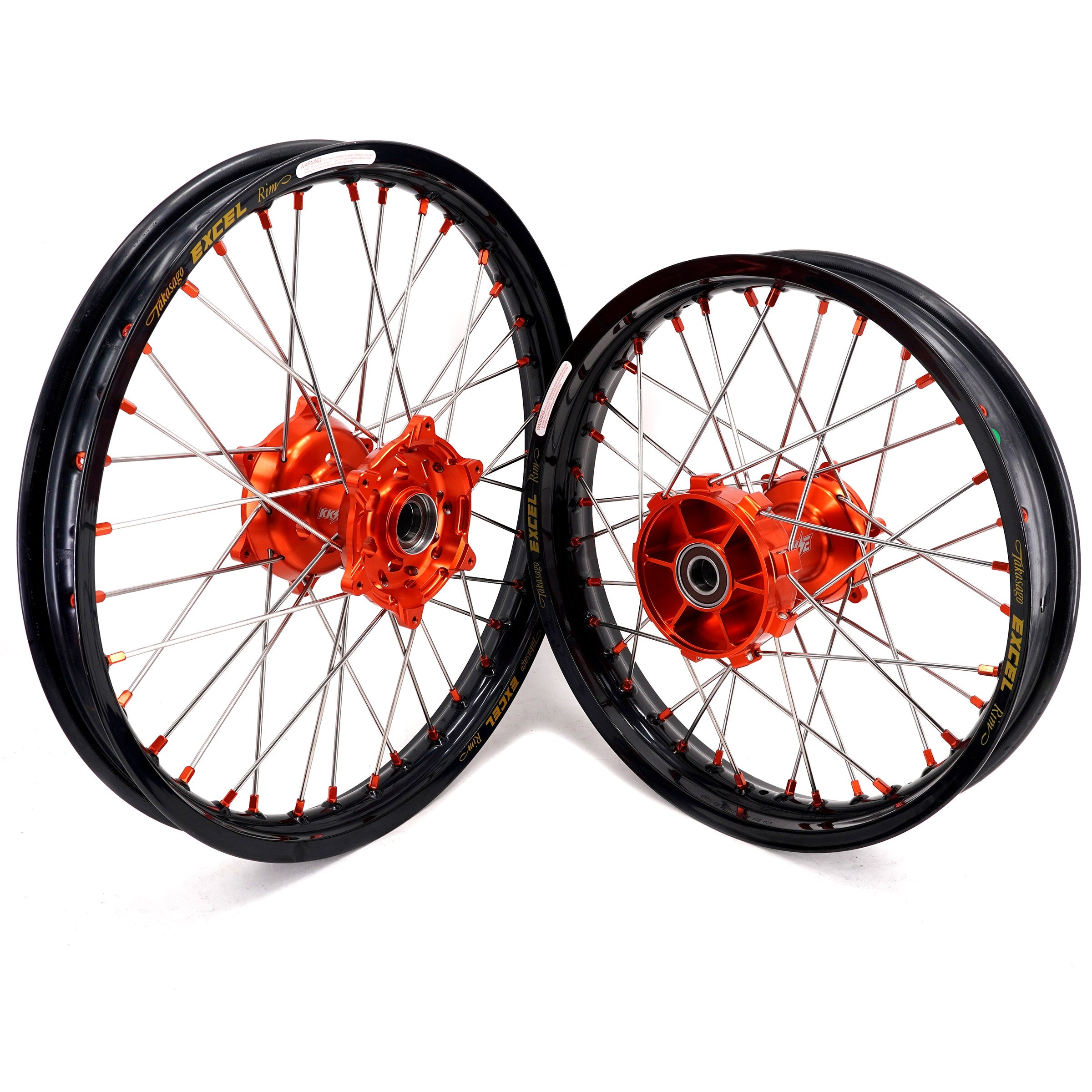 KKE 1.85-21" & 2.5-18" Motorcycle Tubed Spoke Wheels With Takasago EXCEL Rims Fit KTM790 Adventure R 2019-2022 KKE Racing