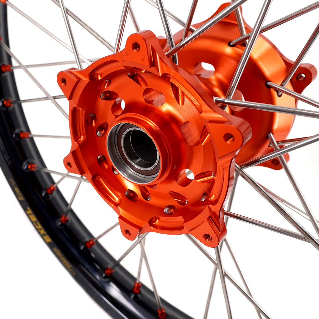 KKE 1.85-21" & 2.5-18" Motorcycle Tubed Spoke Wheels With Takasago EXCEL Rims Fit KTM790 Adventure R 2019-2022 KKE Racing