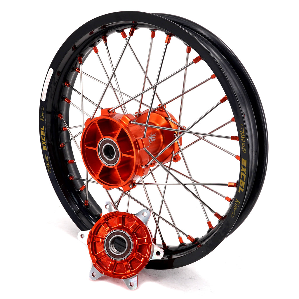 KKE 1.85-21" & 2.5-18" Motorcycle Tubed Spoke Wheels With Takasago EXCEL Rims Fit KTM790 Adventure R 2019-2022 KKE Racing