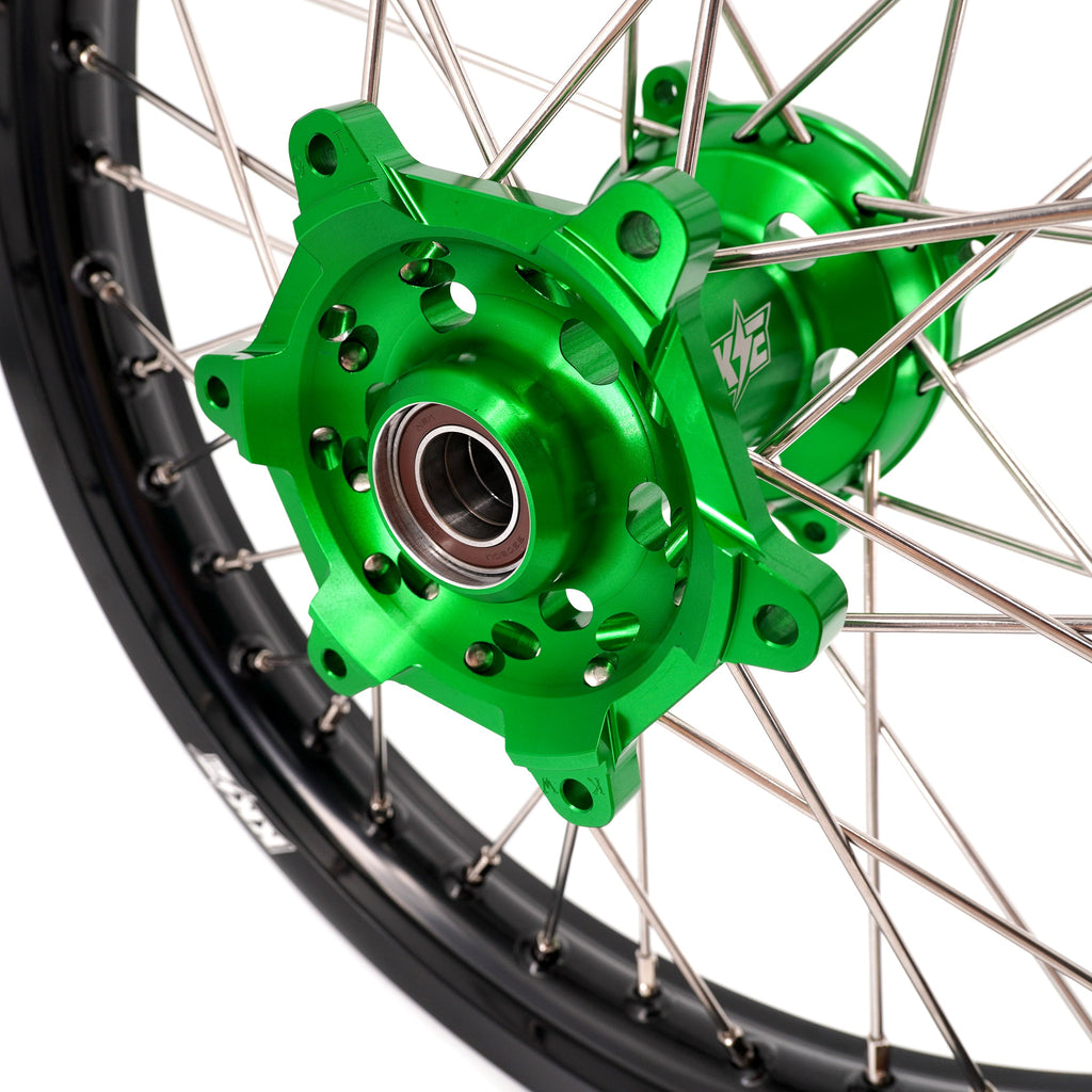 KKE 19×2.15 For KAWASAKI KX125 KX250 KX250F KX450F Rear Spoke Wheels Rims KKE Racing