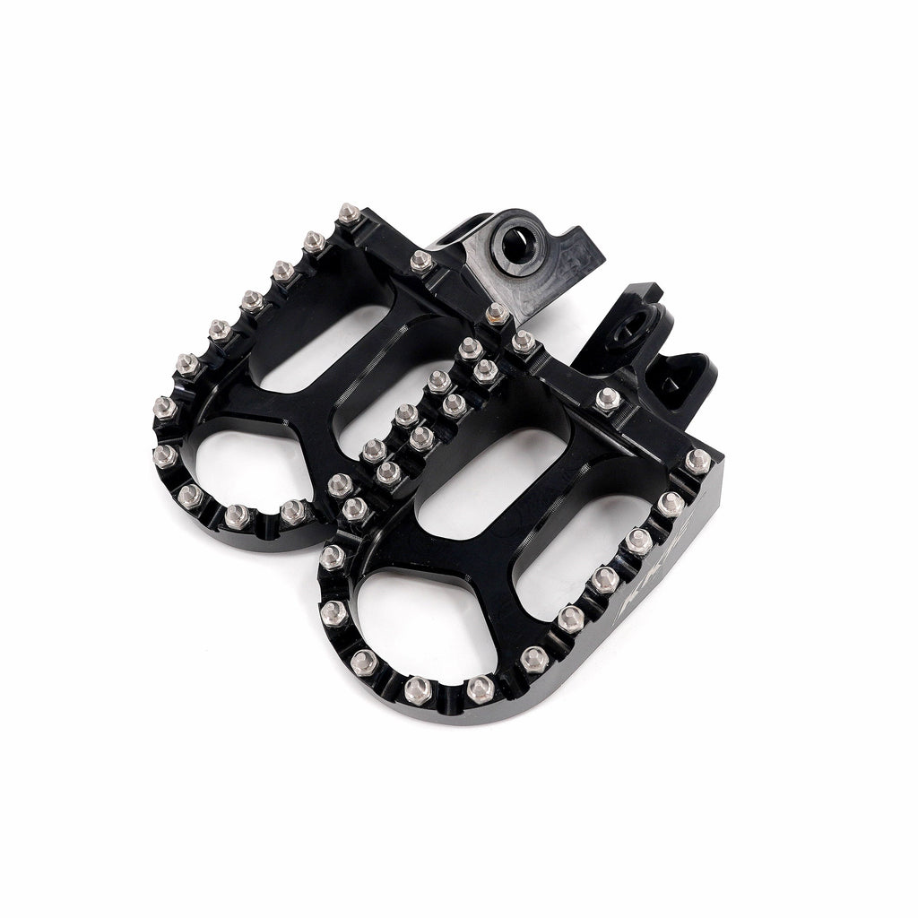 KKE Footpegs Billet Foot Rest For Rawrr Mantis, Mantis X, Red and Black (Collective) KKE Racing