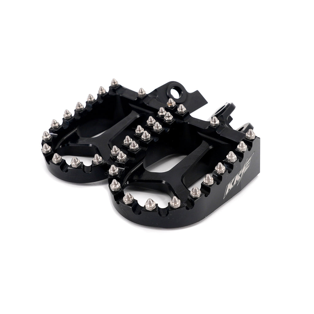 KKE Footpegs Billet Foot Rest For Rawrr Mantis, Mantis X, Red and Black (Collective) KKE Racing