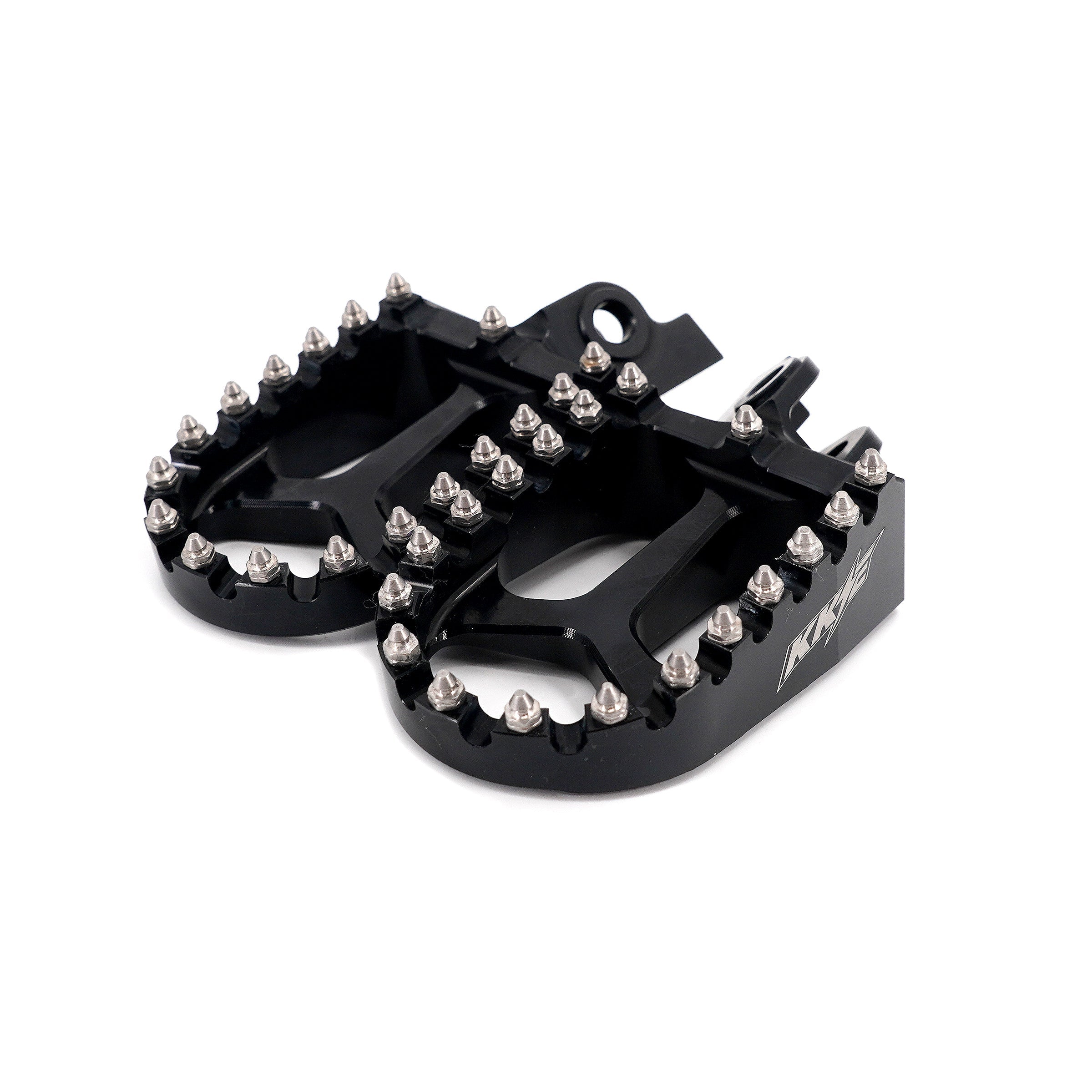 KKE Footpegs Billet Foot Rest For Rawrr Mantis, Mantis X, Red and Black (Collective) KKE Racing