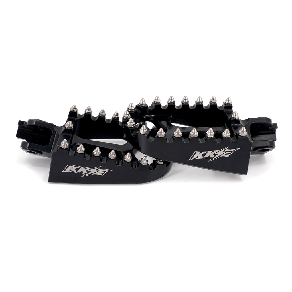 KKE Footpegs Billet Foot Rest For Rawrr Mantis, Mantis X, Red and Black (Collective) KKE Racing
